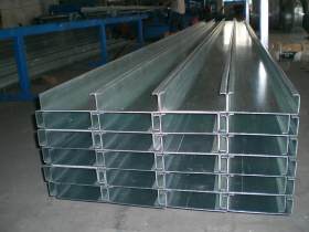 天津C U Z型钢镀锌C型钢几型钢可定制各种规格型号喷漆打孔镀锌