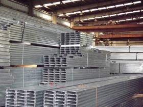 哈尔滨现货供应各种规格 镀锌C型钢 非标规格可订做 批发价格出售