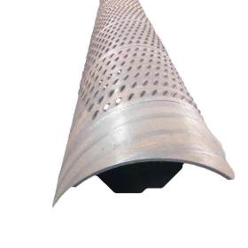 大口径圆孔滤水管生产厂家 273X5薄壁打井用高强度螺旋圆孔滤水管