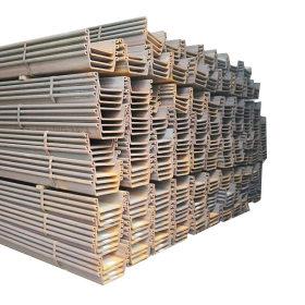 广东钢材批发钢板桩厂房矿用钢梁 q235b 钢板桩批发