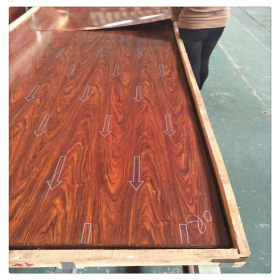 佛山不锈钢木纹板现货供应  不锈钢橱柜木纹板  木纹转印不锈钢板