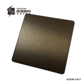 304 201 褐色拉丝不锈钢板 电梯不锈钢装饰板 酒店装饰工程材料
