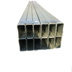 云南矿产钢材销售攀钢Q235B 热轧加工定制40*60x2-5x6000镀锌方管