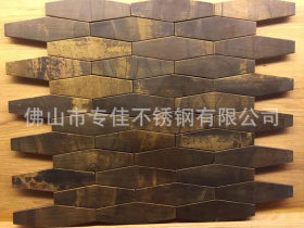 广东佛山专业不锈钢镀铜发黑做旧工艺仿古铜做旧仿古建筑专用板材