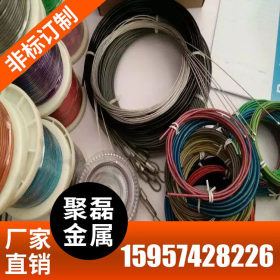 厂家直供304 316不锈钢钢丝绳 灯饰钢绳 高强度起重专用钢丝绳