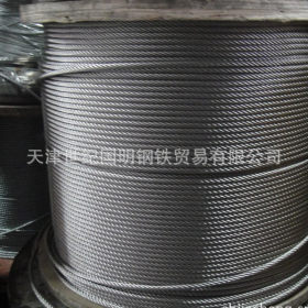 长期销售 304不锈钢钢丝绳 高强度矿用不锈钢丝绳 多种颜色钢丝绳