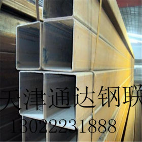 天津通达钢管厂大量供应镀锌方管价格 大口径厚壁方管规格