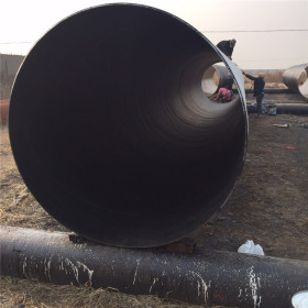 生产 地埋防腐钢管缠布刷沥青油防腐螺旋钢管 污水处理用螺旋钢管