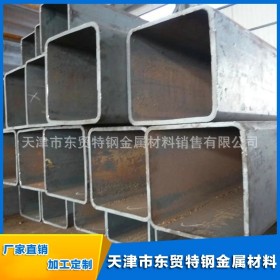 天钢现货供应国标方管管材 圆改方 国标Q345D低温方矩管