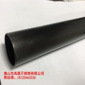 黑钛金圆管Φ76 彩色不锈钢管201材质