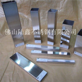 国标制品管 SUS304 不锈钢矩形管30*20*1.0*1.2*1.5mm拉丝扁管
