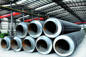 厂家生产 优质聚氨酯发泡保温螺旋钢管 热力管网用大口径保温钢管