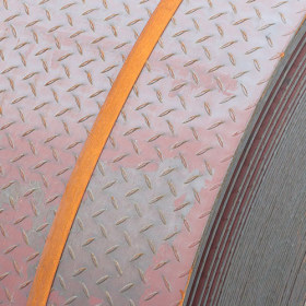 现货 扁豆型花纹板卷 防滑钢板 3mm 花纹钢卷 切割加工 送货上门