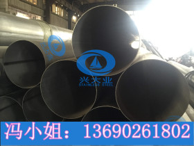 316L不锈钢工业焊管DN125壁厚6.55 排污工程水管耐腐不锈钢工业管