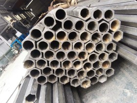 山东钢厂产内20#六方异型管 椭圆钢管 鸭蛋圆钢管