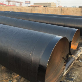 环氧煤沥青防腐螺旋钢管  DN800玻璃丝布防腐钢管厂家