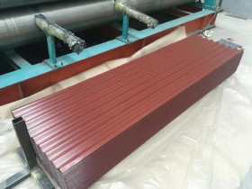 现货供应彩涂瓦楞板 G550高强彩涂钢板 定做波浪瓦楞板公司