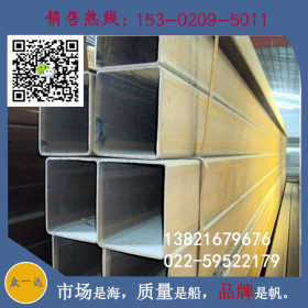 天津现货Q345B方管 方矩管  方通 厚壁大口径方管 建筑材料