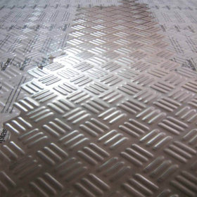 304不锈钢压花板金属 防滑板剪折加工楼梯踏步板 花纹板不锈钢