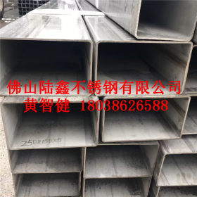 304不锈钢工业焊管100*80mm大口径不锈钢方管 钢结构工程用管