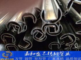 佛山专业生产不锈钢单槽扶手管 单槽扶手管 双槽管 异型不锈钢管