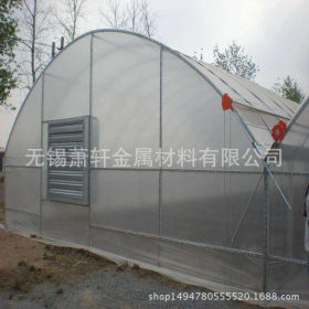 安徽滁州连体温室带外遮阳大棚 葡萄大棚管 简易大棚 养殖大棚管