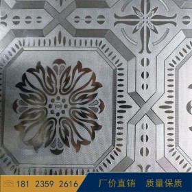 欧式201不锈钢花纹板现货 厨房装潢材料加工不锈钢台面板生产厂家