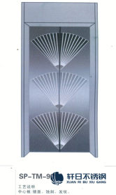 批发销售高档电梯装饰板 蚀刻电梯板 玫瑰金拉丝不锈钢板
