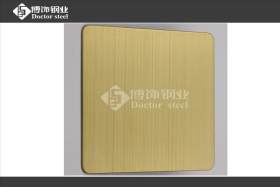 彩色不锈钢拉丝板，201不锈钢钛金拉丝板，不锈钢金色拉丝板