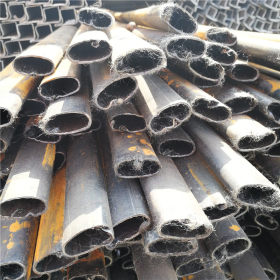 广东佛山钢材厂家定做 不锈钢平椭圆异型管 佛山乐从凹槽管
