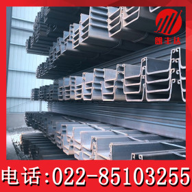 拉尔森U型q235B钢板桩 6米9米12米建筑工程支护钢板桩