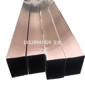304不锈钢方管 高铜不锈钢管工程不锈钢装饰管 不锈钢黑钛80方通