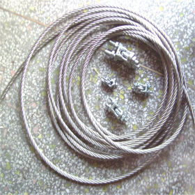 304不锈钢钢丝绳 316不锈钢绳 316L包胶钢丝绳