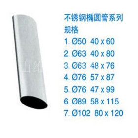 201/304不锈钢椭圆管13mm*33mm厚度0.3mm至2.0平椭制品专用管现货
