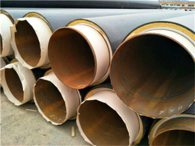 销售供暖用聚氨酯保温钢管 大口径聚氨酯保温钢管厂家