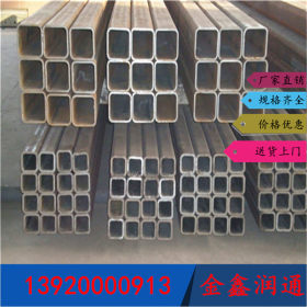 天津方管 定制无缝矩形钢管 热镀锌方管现货规格全