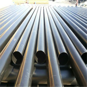 天津厂家现货直销热浸塑钢管dn150黑色钢塑复合管内外涂塑钢管