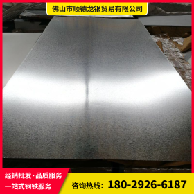 佛山龙银钢铁厂家直销 DX51D+Z275 镀锌板材 现货供应规格齐全 0.