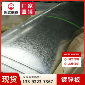 广东现货供应 SGCC 有花镀锌板 可定制加工 1.2*1250*2500
