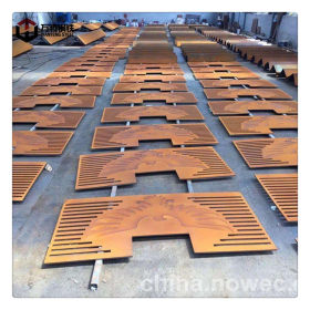 10厚耐候钢板 耐候钢板09cupcrni-a 耐候钢板镂空刻字 可配送到厂