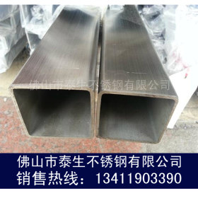 厂家直销316不锈钢厚壁拉丝方管  316不锈钢磨砂方管 非标定制