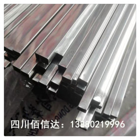 成都厂家直销材质201/304/不锈钢装饰方管 拉丝不锈钢方管