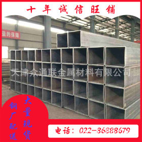 利达Q235B天津国标防腐蚀框架结构用方矩管 大口径热轧方管