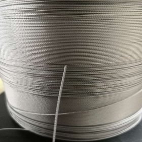 304不锈钢丝绳 包胶磨床钢丝绳 铝扣压制 线端子铆接 结构1*7 7*7