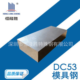 DC53模具钢板材冲子料批发 DC53超深冷预硬精板 可定制