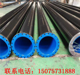 污水架空管道用377*8 双法兰防腐钢管 可定做3米 6米双法兰短管