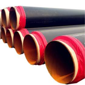 厂家直销预制直埋保温钢管 dn300供暖管道用聚氨酯保温螺旋钢管