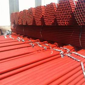 现货桂平架子管 宜州脚手架钢管 建筑工程架子管 红漆48架子管