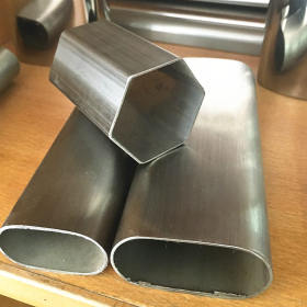 不锈钢异形管 扇形不锈钢管定做 201镀色不锈钢异型管 凹槽不锈钢