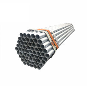 厂家Q235B镀锌钢管 4分6分消防管供水圆管 小口径建筑热镀锌钢管